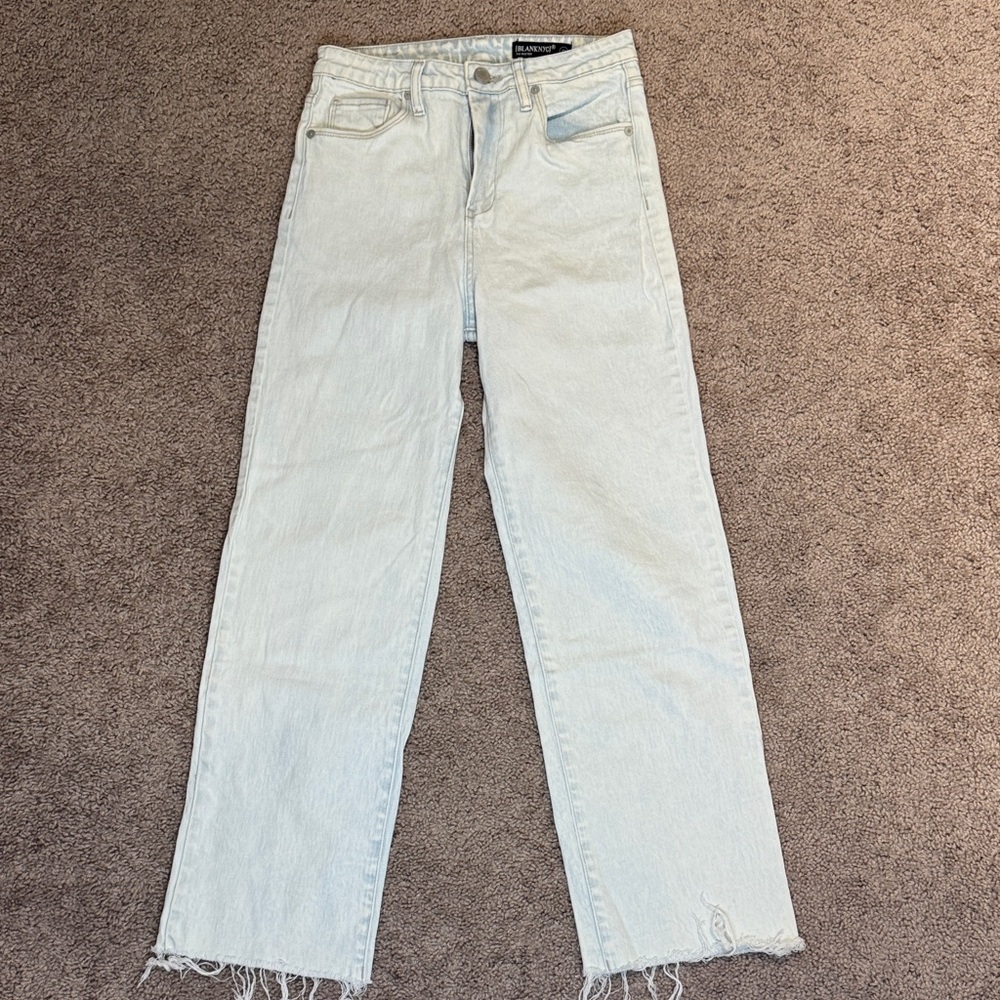 Blank NYC Light Blue Straight Leg Jeans